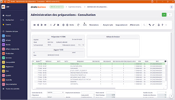 Interface de gestion Medios